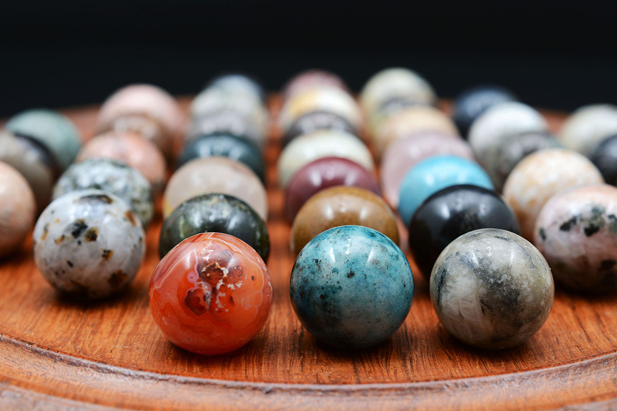 marbles in a row