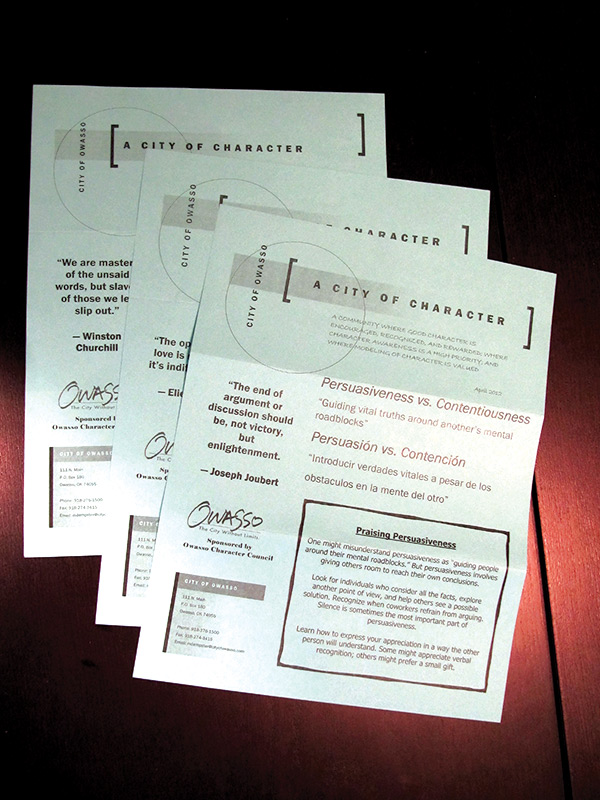 a stack of water bills