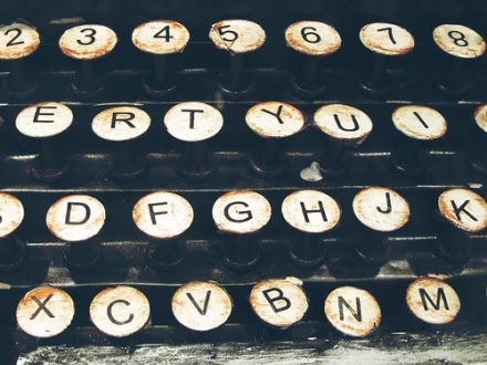 typewriter keys