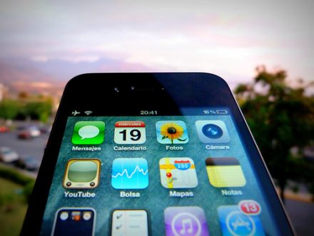 an iphone