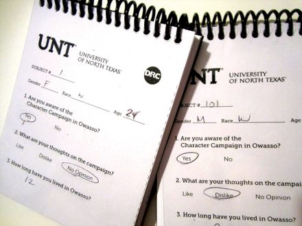 notebooks with custom designs for surveys