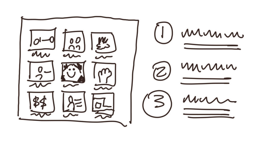 a sketch of a service